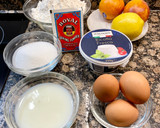 Foto del paso 1 de la receta: Pastel de limón y naranja, sin gluten