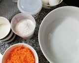 Foto del paso 1 de la receta: Budín integral de zanahoria 🥕