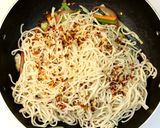 A picture of step 4 of Noodles Frankie | Noodles Kathi Roll.