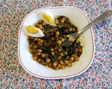 Foto del paso 8 de la receta: Espinacas esparragas con garbanzos