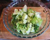 Foto del paso 5 de la receta: Lechuga con jamón dulce, habitas baby y alubia careta