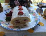 Foto del paso 5 de la receta: Brazo de gitano con queso crema y fresas
