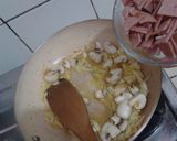 Foto langkah ke 3 dari resep Fettucine Carbonara.
