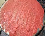 A picture of step 4 of Beetroot khandvi.
