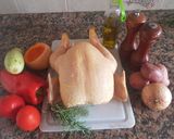Foto del paso 1 de la receta: Pollo a las brasas, con verduras asadas. #delantaldorado