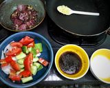 A picture of step 5 of Shaking Beef (Bò Lúc Lắc).