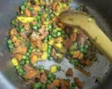 A picture of step 5 of Vegetable in potato nests.