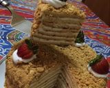 صورة لخطوة 1 من وصفة كيكة العسل الروسيه