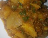 A picture of step 4 of Sweet potato pottage.