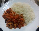 A picture of step 7 of French rice #authors marathon#local ingredients.