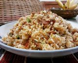 Foto langkah ke 9 dari resep Nasi Goreng Special BaSis (Baso&Sosis).