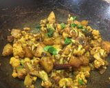A picture of step 6 of Aloo Gobhi.