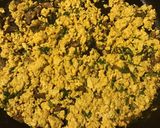A picture of step 1 of California Farm Vegan Tofu Scramble-Las Vegas Buffet.