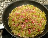 Foto del paso 3 de la receta Judías verdes con jamón y queso a la crema