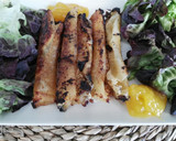 Foto del paso 4 de la receta: Canutillos de queso de cabra y miel con pasta filo