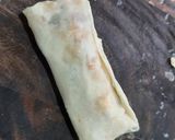 A picture of step 6 of Chicken Spring Roll.