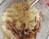 A picture of step 4 of Cauliflower Cheese Bake with Bacon bits, 😀.