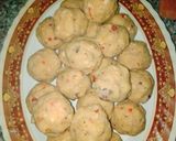 A picture of step 4 of Yam balls.