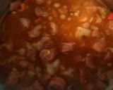 A picture of step 4 of Gumbo with shrimp and sausage/bangers. 🙂.