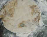 A picture of step 6 of Afghani fateer.