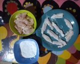 Foto del paso 1 de la receta: Dedos o nuggets de pollo