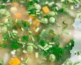 รูปขั้นตอนการทำที่ 2 ของ ซุปผักชีมะนาว / lemon coriander soup 🍋 🍲