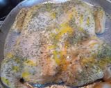 Foto del paso 5 de la receta: Pollo relleno de jamón, queso, morrón y aceitunas