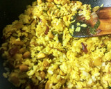 A picture of step 3 of Kanda poha.