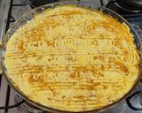 Foto del paso 5 de la receta: Pastel de calabacín y boniato relleno de lentejas