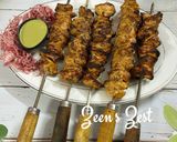 A picture of step 5 of Shish Taouk/Tawook.