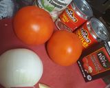 A picture of step 1 of Chicken Meatballs in Chipotle Sauce.