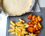 Une image de l'étape 2 de Tarte pommes nectarines.