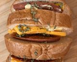 A picture of step 3 of Cheesy Slip Bun.