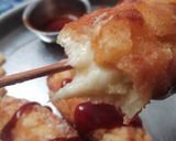 A picture of step 9 of Vegetarian Korean Corn Dog (korean snack).