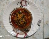 આલુ સેવ વીથ  લીલી ડુંગળી શાક (Green shak Recipe in Gujarati) રેસીપી સ્ટેપ3ફોટો