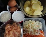 Hình bước làm 1 của món Chả khoai tây chiên xù