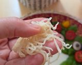 Foto del paso 3 de la receta: Ensalada con forma de corona navideña 🎨 Los colores unidos de la naturaleza en Navidad veraniega 🎄