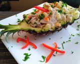 Foto del paso 1 de la receta: Salpicón de pollo tropical 👍🇵🇪