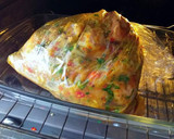 Foto del paso 7 de la receta: Pollo asado en bolsa al horno con curry vindaloo hingú con papas