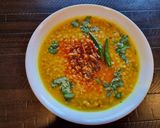 A picture of step 3 of Masoor Dal Tadka.