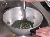 Crepes de espinacas y champiñones