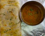 A picture of step 2 of Masala Dosa.