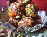 A picture of step 6 of Dates and Dry Fruits Laddu.