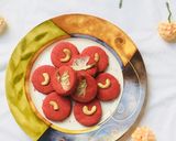 Foto langkah ke 4 dari resep 🥜🌷Cookies kacang red velvet 🍪🇲🇨(gluten free).