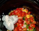 A picture of step 1 of Jambalaya Dip.