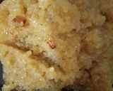 A picture of step 4 of Bulgar wheat halwa.
