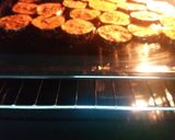 A picture of step 6 of Backed eggplant chips.