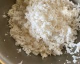 A picture of step 1 of Narkol or Coconut Chorchori - for lunch in Thakurbari style.