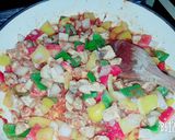 A picture of step 3 of Turkish Chicken Pie.