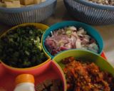 A picture of step 1 of Yam and beans porridge.